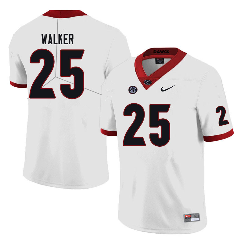 Men #25 Quay Walker Georgia Bulldogs College Football Jerseys Sale-Black - Click Image to Close